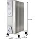 Grzejnik Iso Trade Grzejnik olejowy 2000W Comfort 9 żeberek