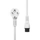 Kabel zasilający ProXtend ProXtend Power Cord Schuko Angled to C5 5M White