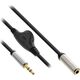 Kabel InLine Jack 3.5mm - Jack 3.5mm 0.25m czarny (99253B)