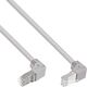 InLine InLine® Patch cable up/down angled, S/FTP (PiMf), Cat.6, 250MHz, PVC, copper, grey, 2.67m