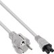 Kabel zasilający InLine InLine®, AC Power cord, for notebook, grey, 0.5m