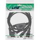 Kabel zasilający InLine InLine® AC Power Y-Cable German Type F black 3m