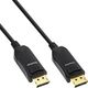 Kabel InLine InLine® DisplayPort 1.4 AOC cable active, 8K4K, black, gold, 30m