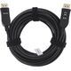 Kabel InLine InLine® DisplayPort 1.4 AOC cable active, 8K4K, black, gold, 30m
