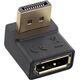 Adapter AV InLine InLine® DisplayPort Adaptor, DisplayPort male/female upward angled