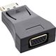 Adapter AV InLine InLine® DisplayPort Converter, DisplayPort male to VGA female, FullHD/60Hz, black/gold