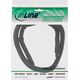 Organizer InLine InLine® Self Closing Sleeving, black, 10mm diameter, 5m