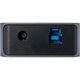 HUB USB InLine InLine® USB 3.2 Gen.1 hub, 7-port, with switch, aluminium, grey, with power supply unit