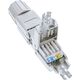 InLine InLine® Cable connector Cat.6A, shielded, tool free coupler
