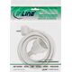 Kabel zasilający InLine InLine® Power Extension Cable Type F white 1,5m