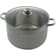 EDELHOFF INDUKCJA GARNEK stal z POKRYWKĄ 14,5L 32cm 7311
