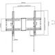 Gembird TV SET ACC WALL MOUNT 37-80"/WM-80T-01 GEMBIRD