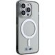 BMW BMW Silver Ring MagSafe - Etui iPhone 14 Pro (Przezroczysty)