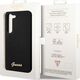 Guess Guess Silicone Script Metal Logo - Etui Samsung Galaxy S23+ (czarny)