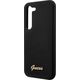 Guess Guess Silicone Script Metal Logo - Etui Samsung Galaxy S23 (czarny)