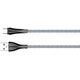 Kabel USB LDNIO USB-A - USB-C 2 m Szary (LS462 type c)