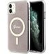 Guess Etui Guess GUHMN61H4STP Apple iPhone 11 różowy/pink hardcase 4G MagSafe