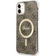 Guess Etui Guess GUHMN61H4STW Apple iPhone 11 brązowy/brown hardcase 4G MagSafe