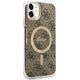 Guess Etui Guess GUHMN61H4STW Apple iPhone 11 brązowy/brown hardcase 4G MagSafe