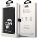 Karl Lagerfeld Etui Karl Lagerfeld KLBKP14LSANKCPK Apple iPhone 14 Pro bookcase czarny/black Saffiano Karl & Choupette