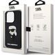 Karl Lagerfeld Etui Karl Lagerfeld KLHCP14L3DRKINK Apple iPhone 14 Pro czarny/black hardcase Rubber Ikonik 3D