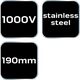 Neo NÓŻ MONTERSKI 1000V 190MM (1 SZT)