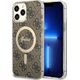 Guess Etui Guess GUHMP13XH4STW Apple iPhone 13 Pro Max brązowy/brown hardcase 4G MagSafe