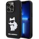 Karl Lagerfeld Etui Karl Lagerfeld KLHCP14X3DRKHNK Apple iPhone 14 Pro Max czarny/black hardcase Rubber Choupette 3D