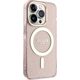 Guess Etui Guess GUHMP14LHCMCGP Apple iPhone 14 Pro różowy/pink hardcase Glitter Gold MagSafe