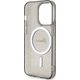 Guess Etui Guess GUHMP14LHCMCGK Apple iPhone 14 Pro czarny/black hardcase Glitter Gold MagSafe
