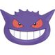 Popsockets 2 PopOuts Gengar Face 113262 Phone Holder and Stand - Premium