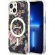 Guess Guess Flower MagSafe - Etui iPhone 14 (Czarny)