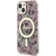 Guess Guess Flower MagSafe - Etui iPhone 14 Plus (Różowy)