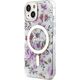 Guess Guess Flower MagSafe - Etui iPhone 14 Plus (Przezroczysty)