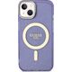 Guess Guess Glitter Gold MagSafe - Etui iPhone 14 (Purpurowy)