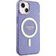 Guess Guess Glitter Gold MagSafe - Etui iPhone 14 (Purpurowy)