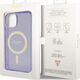 Guess Guess Glitter Gold MagSafe - Etui iPhone 14 (Purpurowy)
