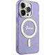 Guess Guess Glitter Gold MagSafe - Etui iPhone 14 Pro Max (Purpurowy)