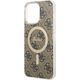 Guess Guess 4G MagSafe - Etui iPhone 14 Pro Max (Brązowy)