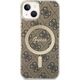 Guess Guess 4G MagSafe - Etui iPhone 14 Plus (Brązowy)