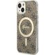 Guess Guess 4G MagSafe - Etui iPhone 14 (Brązowy)