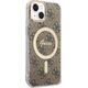 Guess Guess 4G MagSafe - Etui iPhone 14 (Brązowy)