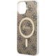 Guess Guess 4G MagSafe - Etui iPhone 14 (Brązowy)