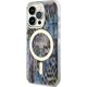 Guess Guess Leopard MagSafe - Etui iPhone 14 Pro Max (Niebieski)