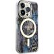 Guess Guess Leopard MagSafe - Etui iPhone 14 Pro Max (Niebieski)