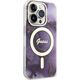 Guess Guess Golden Marble MagSafe - Etui iPhone 14 Pro (Purpurowy)