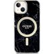 Guess Guess Marble MagSafe - Etui iPhone 14 (Czarny)