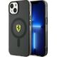 Ferrari Ferrari Translucent MagSafe - Etui iPhone 14 Plus (Czarny)