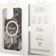 Guess Guess Flower MagSafe - Etui iPhone 14 Pro Max (Czarny)