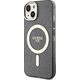 Guess Guess Glitter Gold MagSafe - Etui iPhone 14 (Czarny)